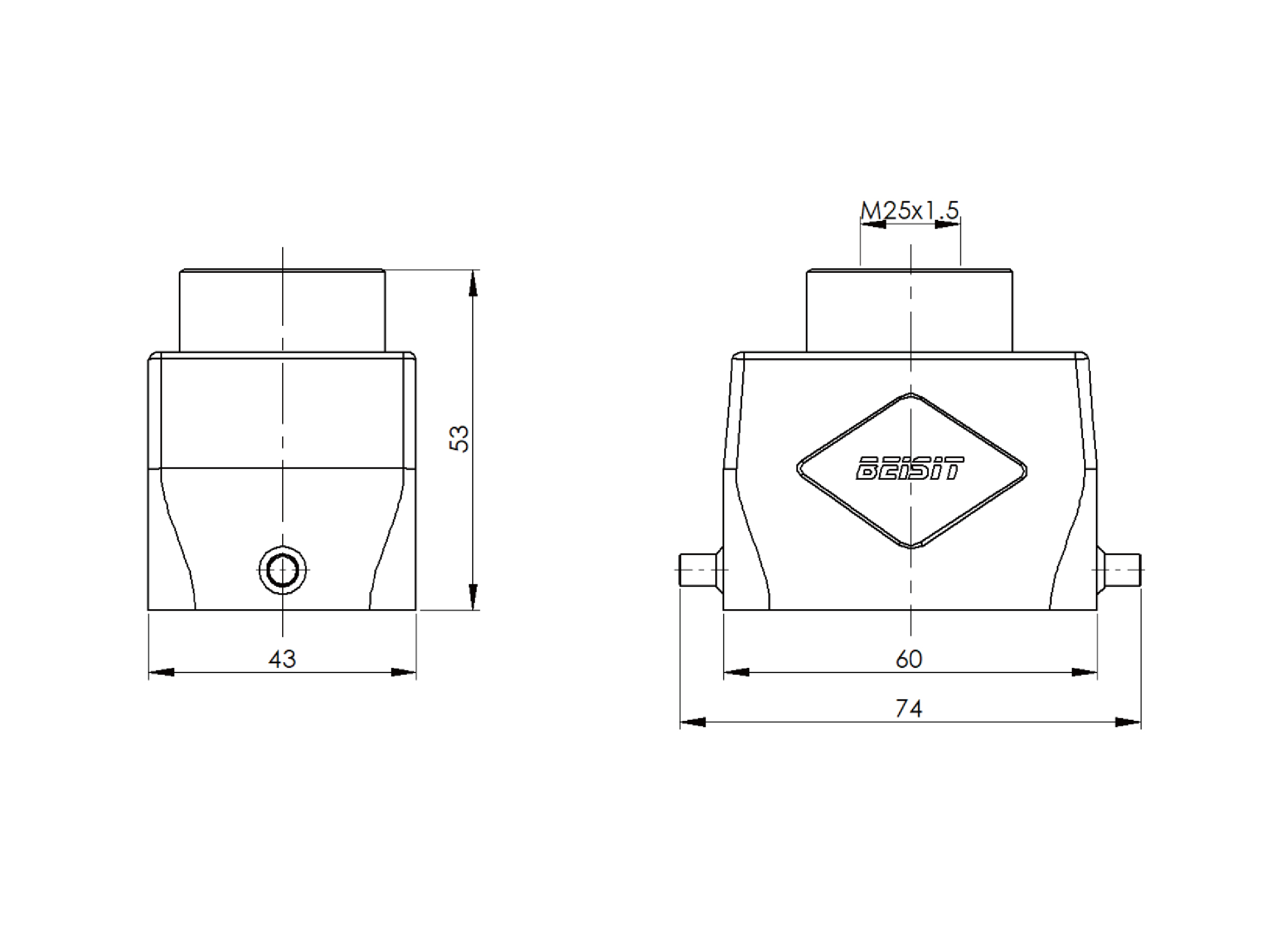 H6B-TO-2P-M25