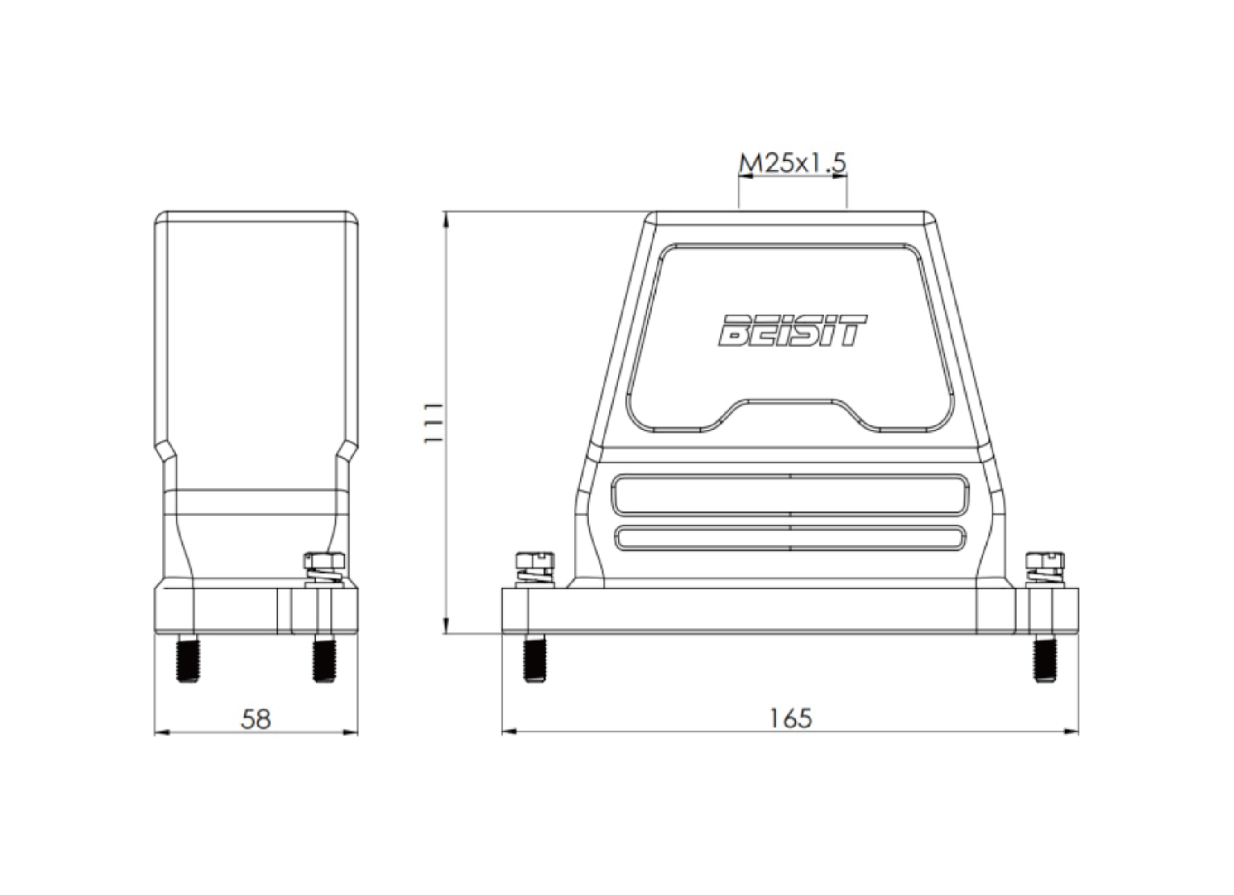 HPR16B-TO-2B-M25