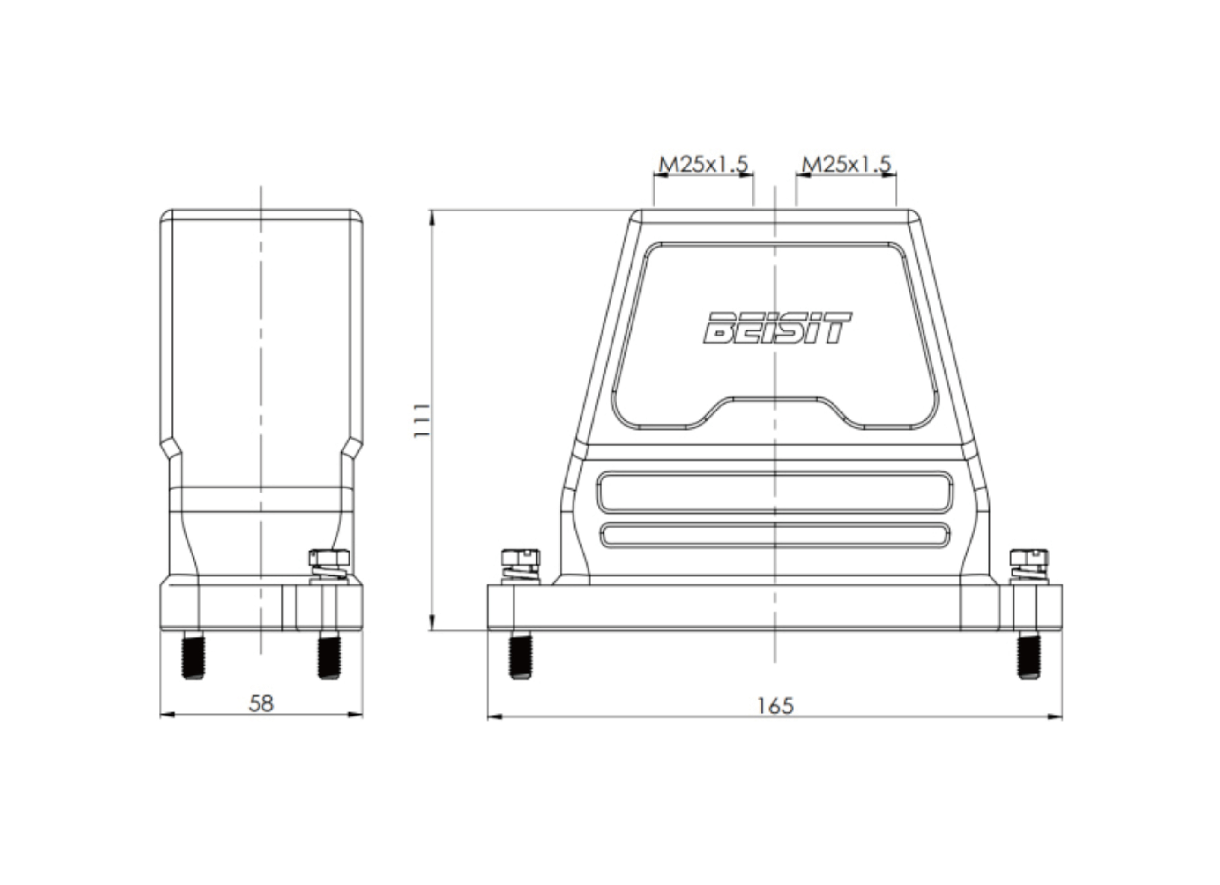 HPR16B-TO-2B-2M25